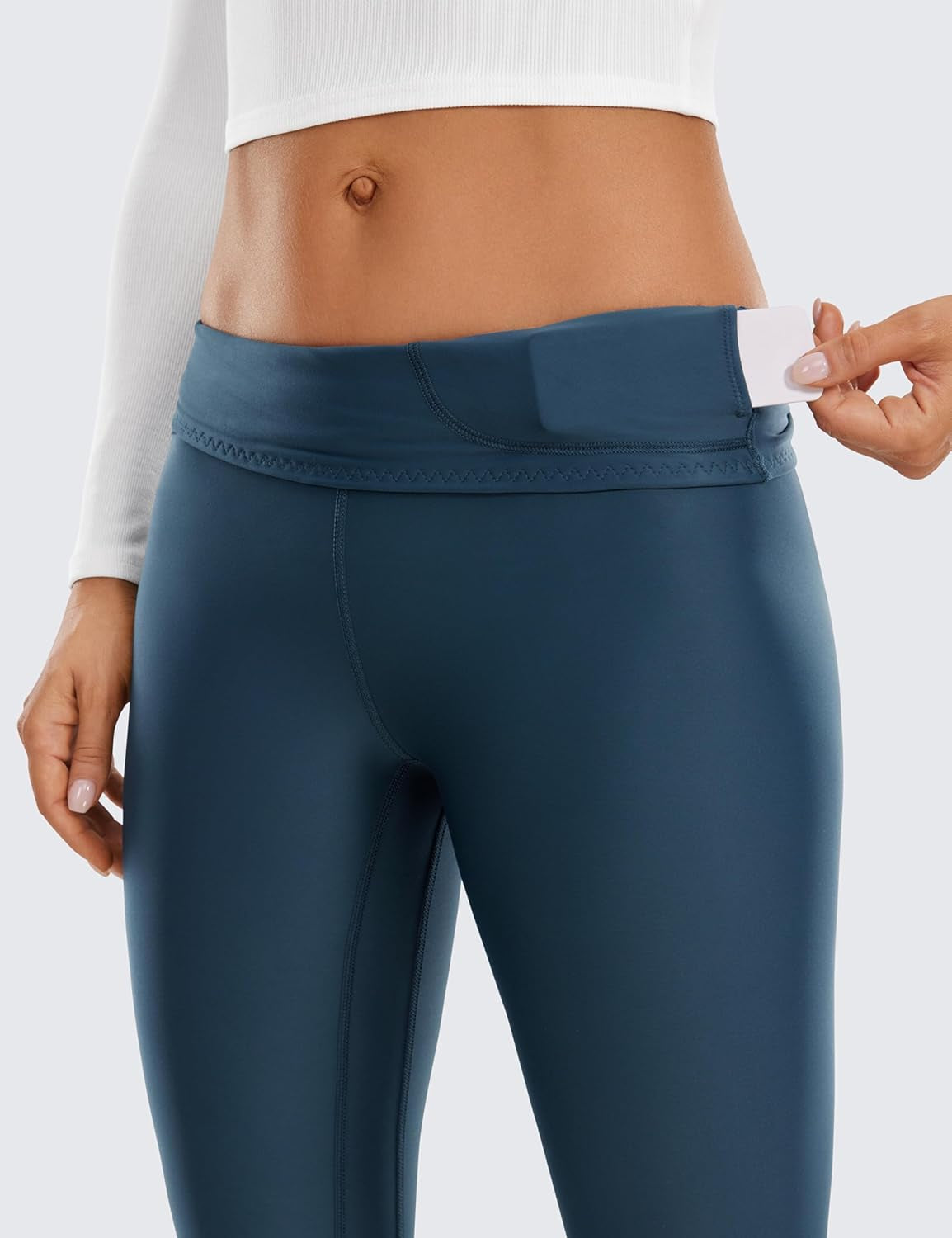 Fleece Thermal Leggings 28'' | Thermal, Casual, Full Length, Winter, for Women